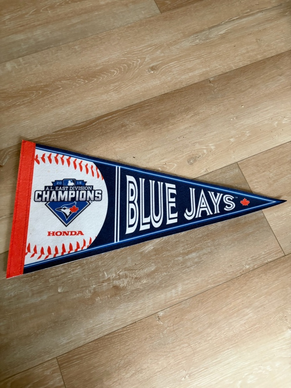 Toronto Blue Jays Navy and White Champions Pennant